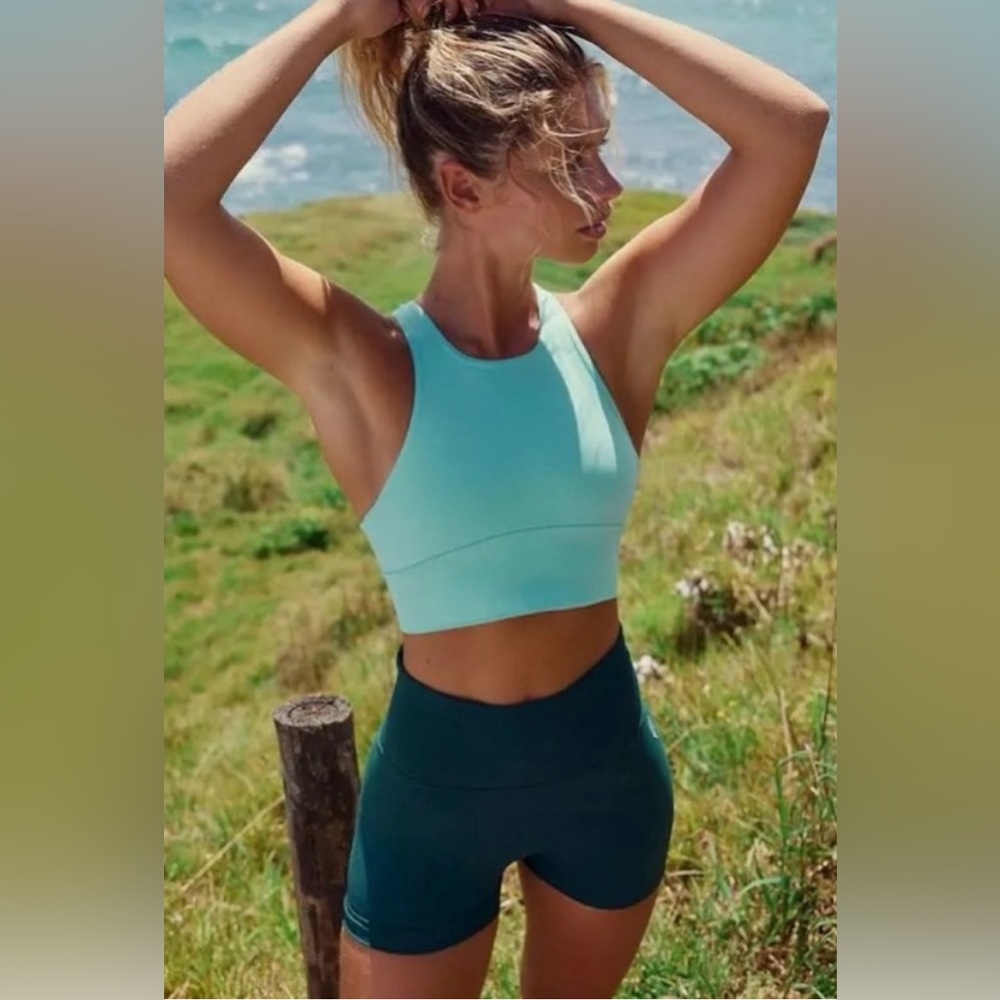 FP Movement by Free People Good Karma Running Shorts Alpine Trail Size M/L NWOT